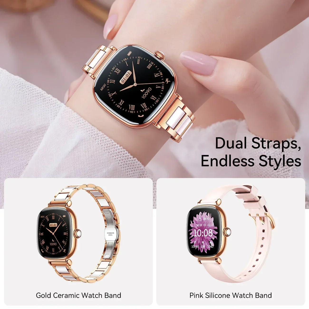 Joyroom Lady Smart Watch,Answer,Make Call JR-FS1 - Three