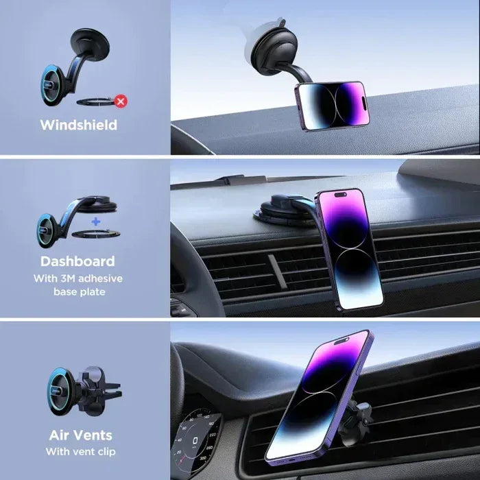 Joyroom Magnetic Car Phone Mount Air Vent JR-ZS366 - Three