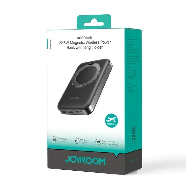 Joyroom Magnetic Wireless Power Bank 10000mAH 22.5W JR-PBM12 - Three
