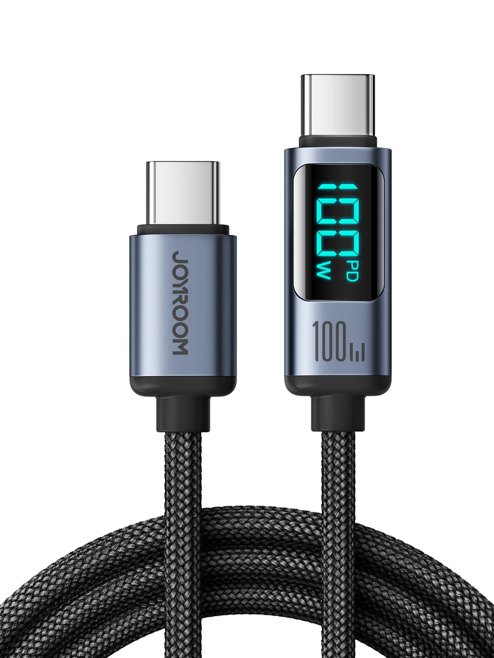 Joyroom Prism Series 100W Type-C to Type-C Digital Display Fast Charging Data Cable 1.2m S-CC100A16