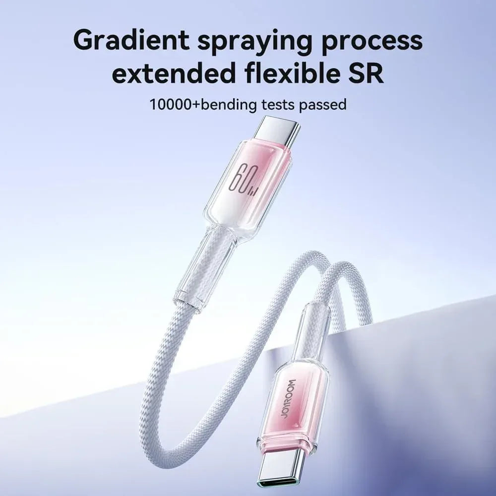 Joyroom Type-C to Type-C 1.2m Cable 60W S-A42 - Three