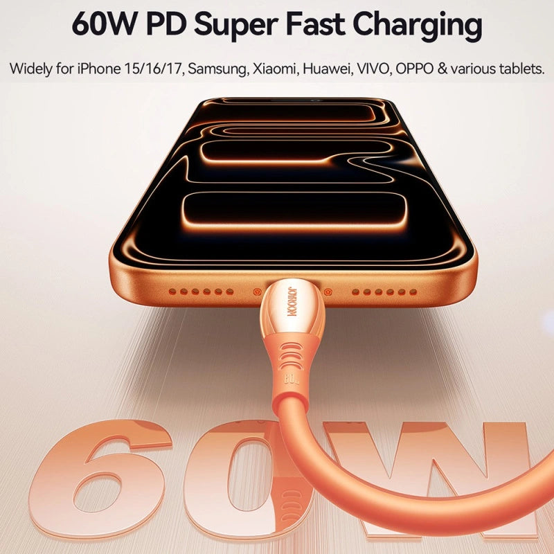 Joyroom Vibrand Fast Charging Data Cable 60W Type-C to Type-C S-A59
