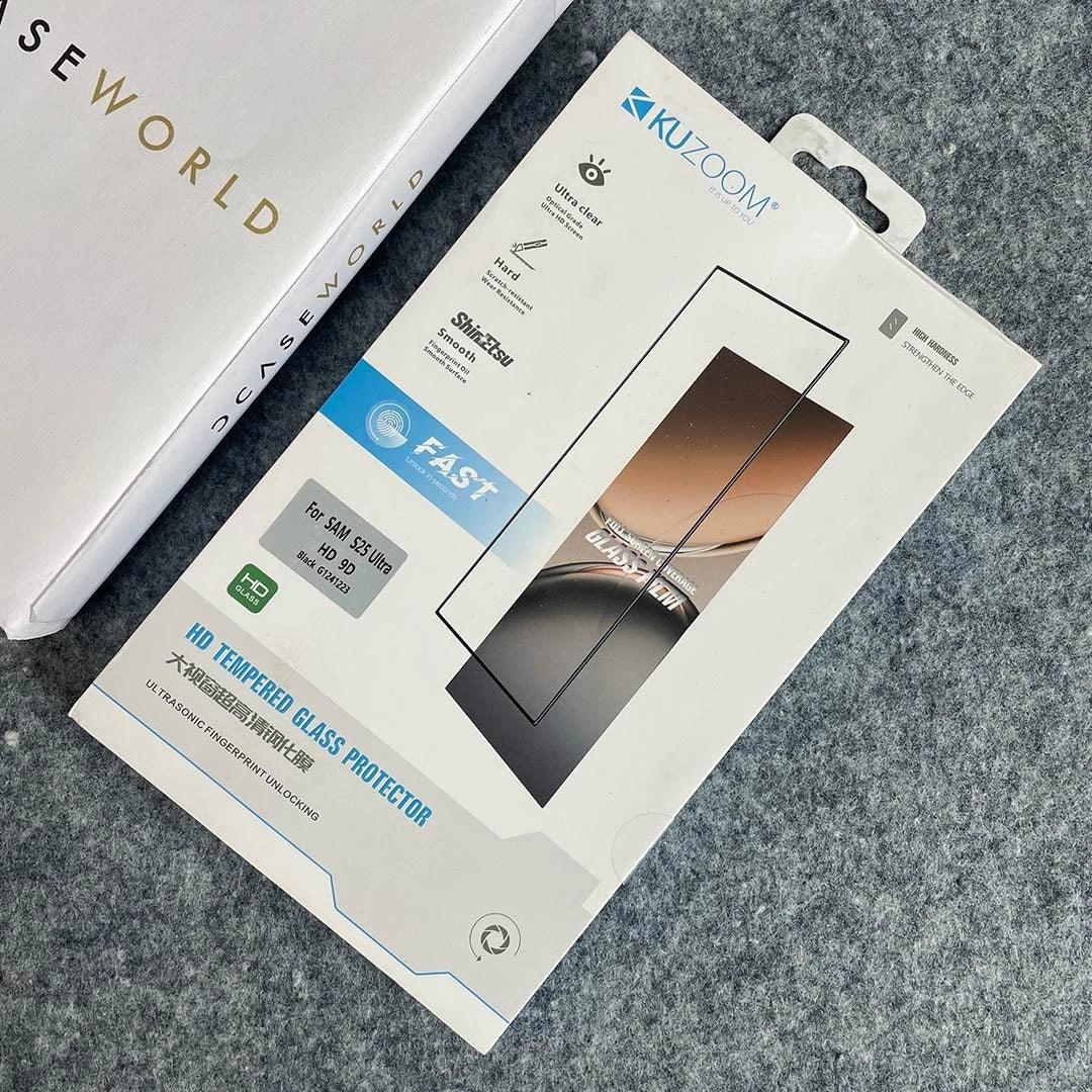 KUZOOM HD Tempered Glass Screen For Samsung S25 Ultra - Three