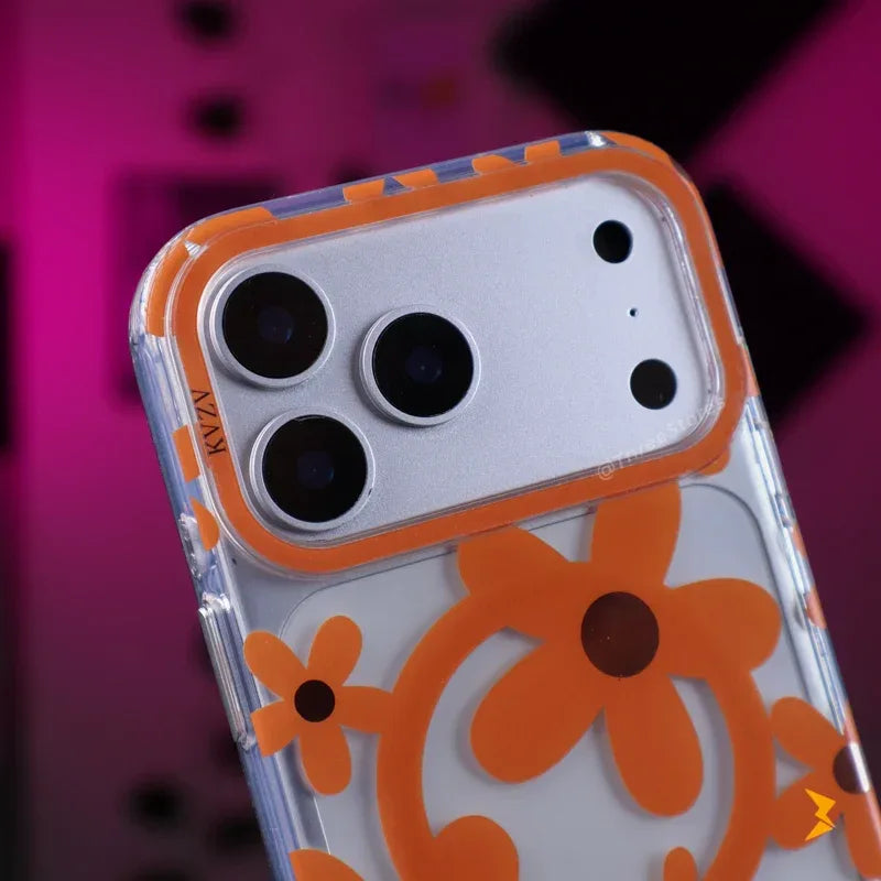 KV Flower Magsafe Case iPhone 17 Pro Max - Three