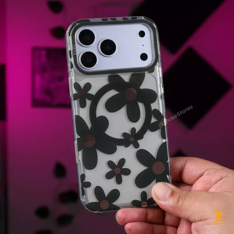 KV Flower Magsafe Case iPhone 17 Pro Max - Three