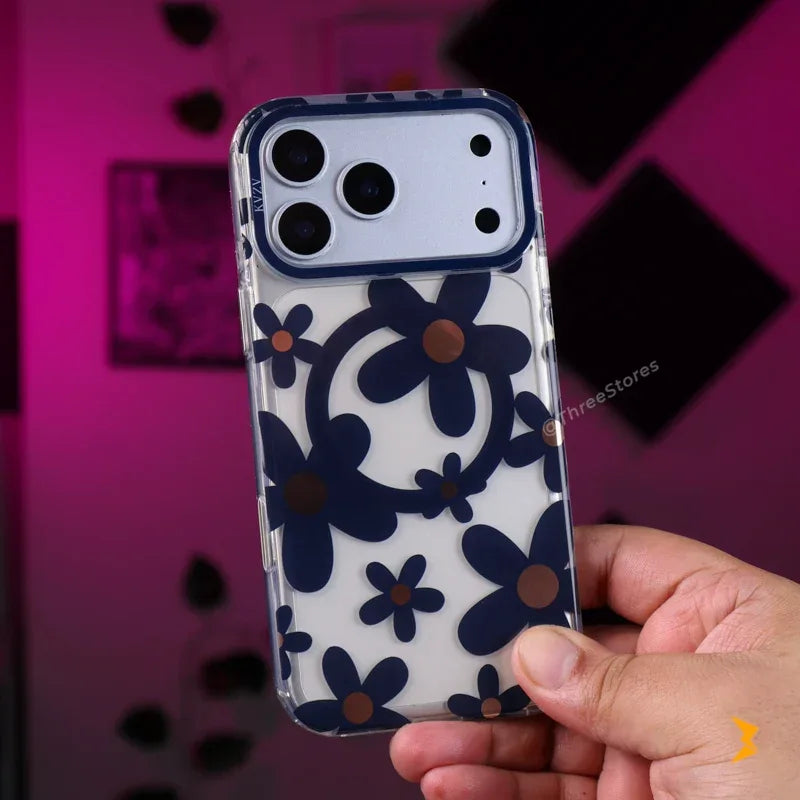 KV Flower Magsafe Case iPhone 17 Pro Max - Three