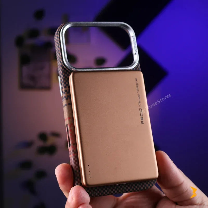 KVZV Graphite Shadow Case iPhone 17 Pro - Three