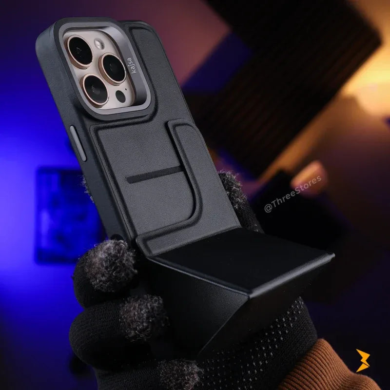 Kajsa Authentic Wallet Case iPhone 16 Pro Max - Three