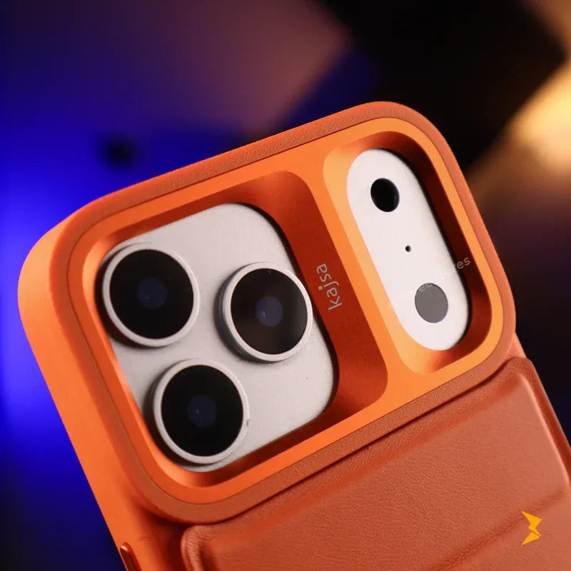 Kajsa Authentic Wallet Case iPhone 17 Pro Max - Three
