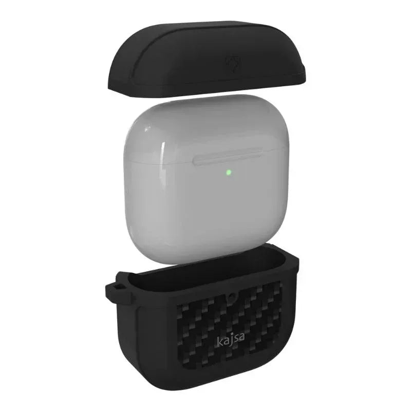 Kajsa Glamorous Carbon Case Airpods 4 - Three