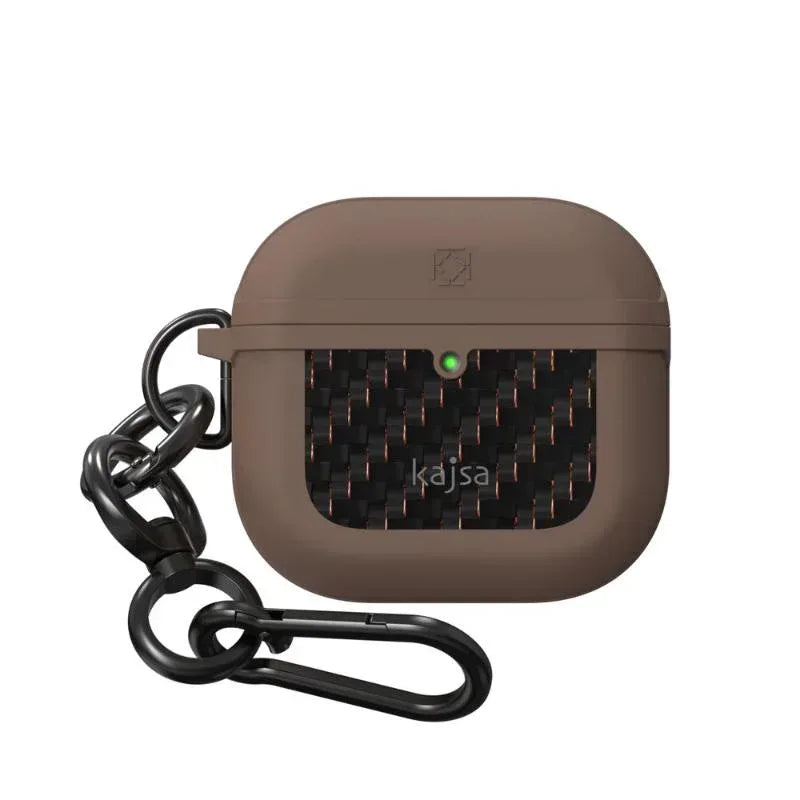 Kajsa Glamorous Carbon Case Airpods 4 - Three