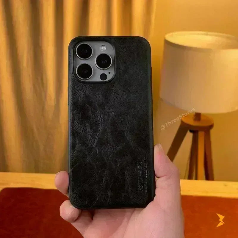 Keto Slim leather Case iPhone 16 Pro Max - Three