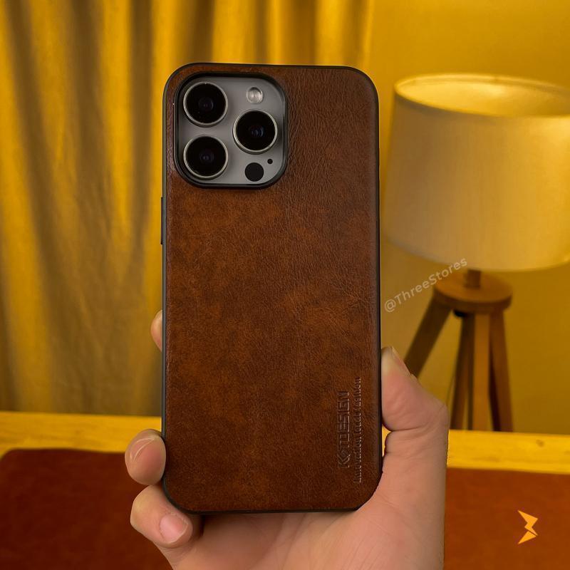 Keto Slim leather Case iPhone 16 Pro Max - Three
