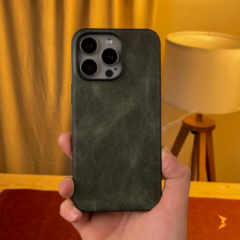 Keto Slim leather Case iPhone 16 Pro Max - Three