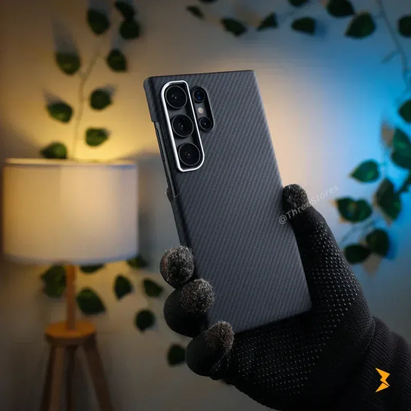 Kevlar Carbon Protection Case Samsung S24 Ultra - Three