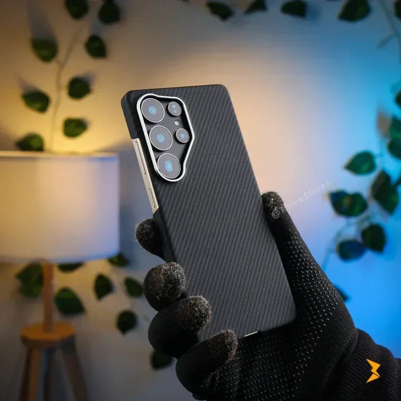 Kevlar Carbon Protection Case Samsung S25 Ultra - Three