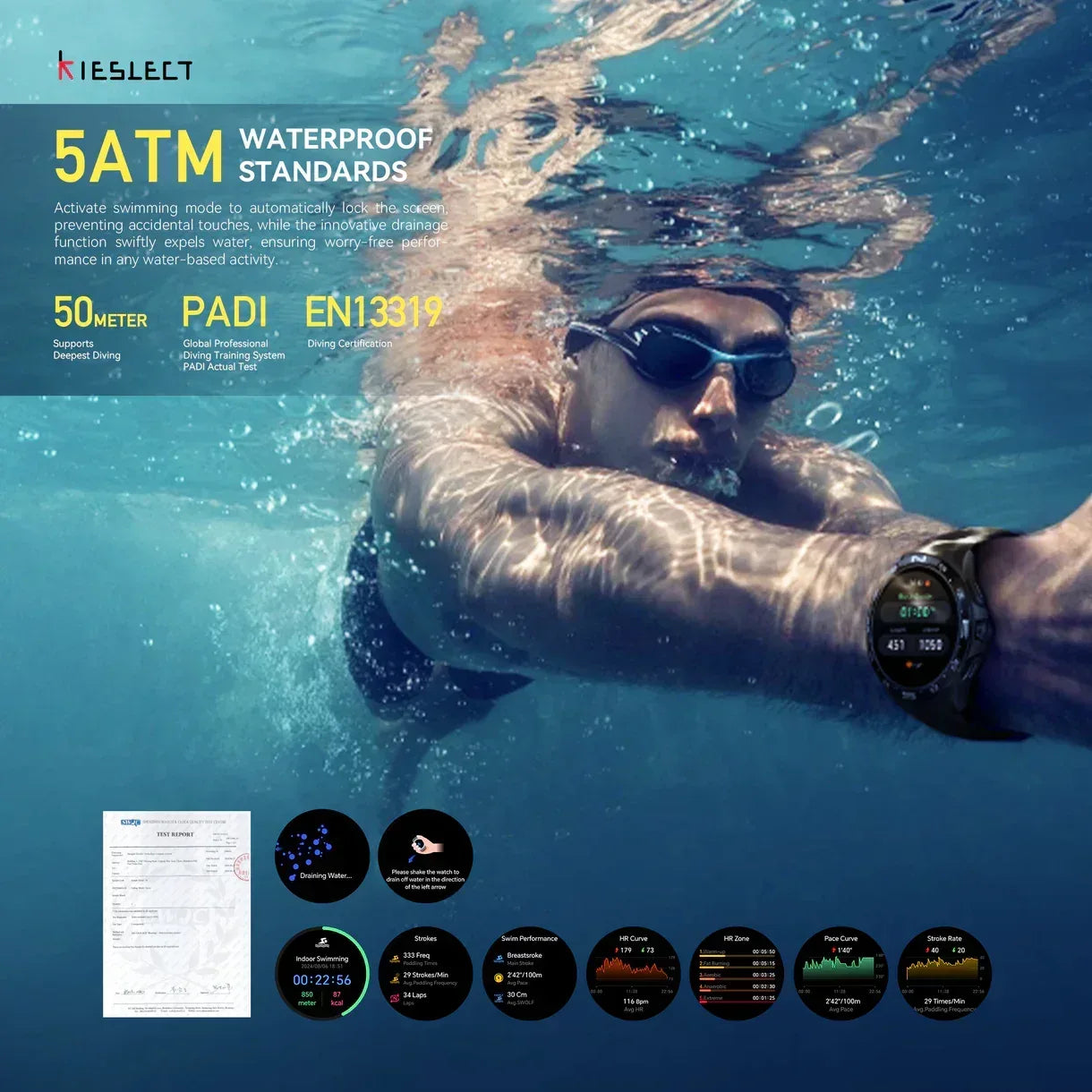 Kieslect Actor Smart Watch - Three