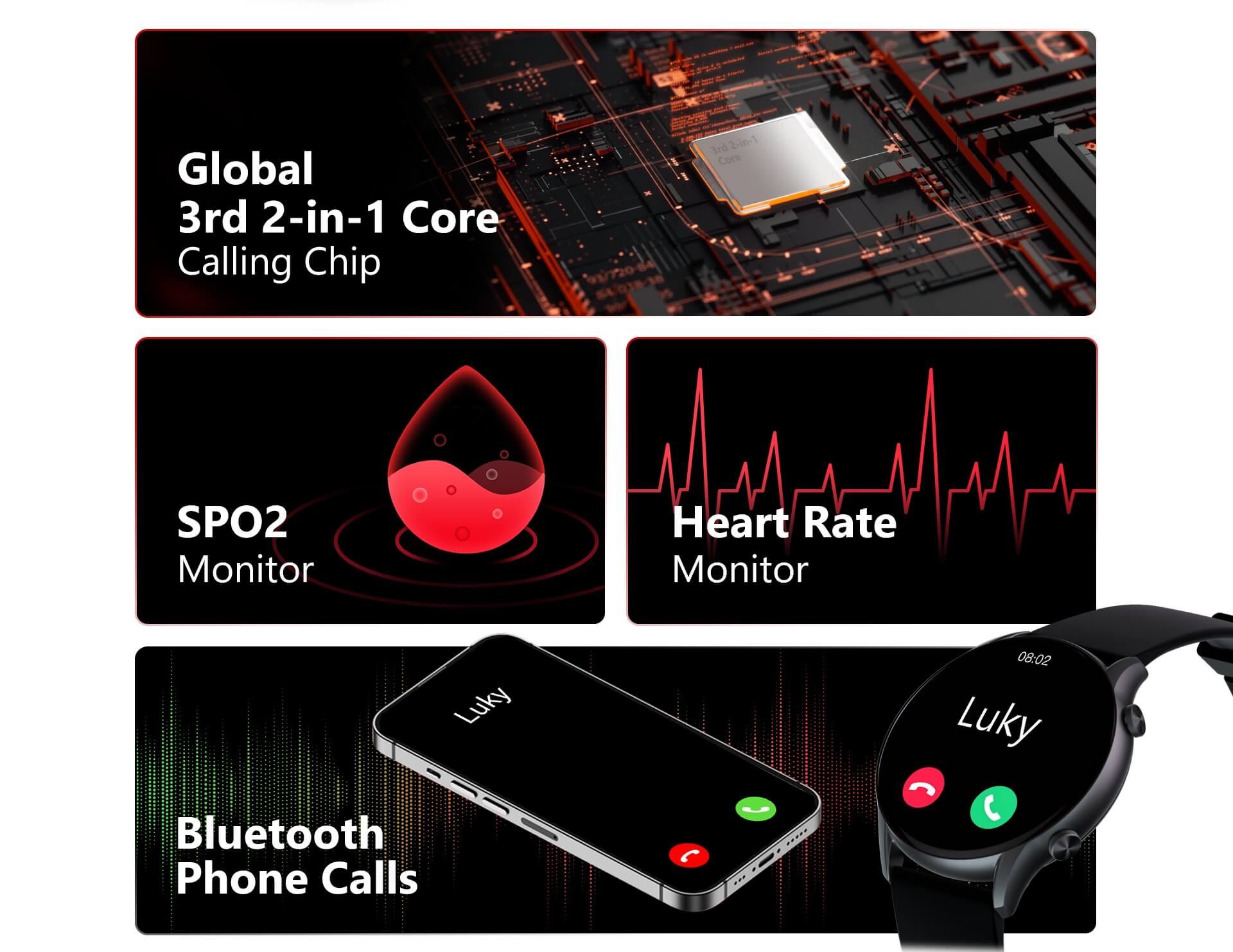 Kieslect Smart Calling Watch Kr