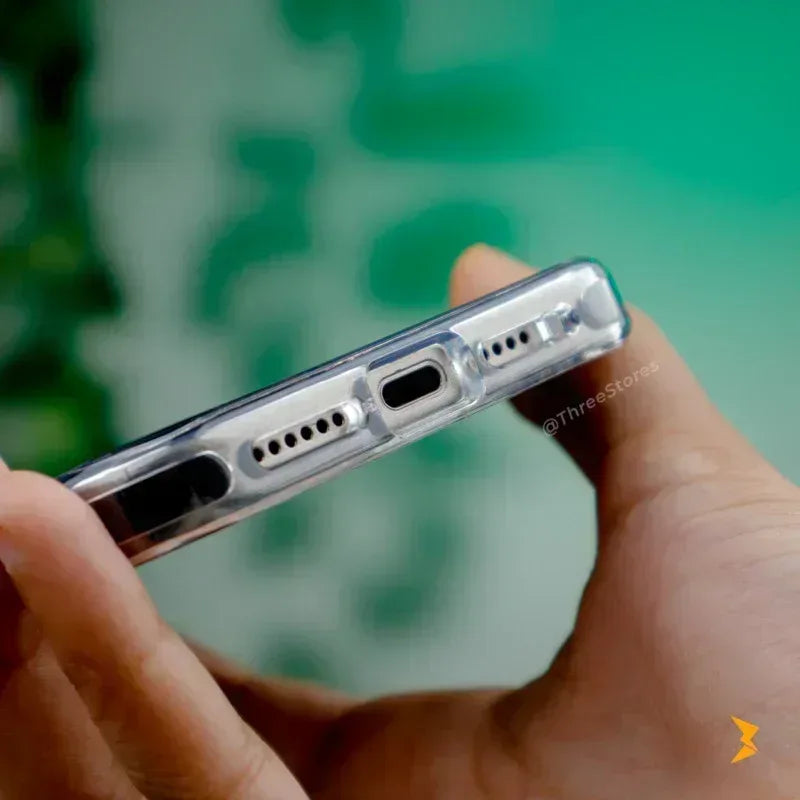 Knit Transparent Magsafe Case iPhone 16 Pro Max - Three