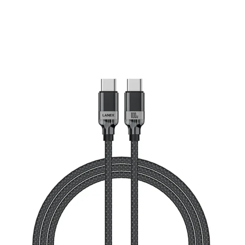 Lanex 100W Type C To Type C FAST Charging Cable LS38CC - Three