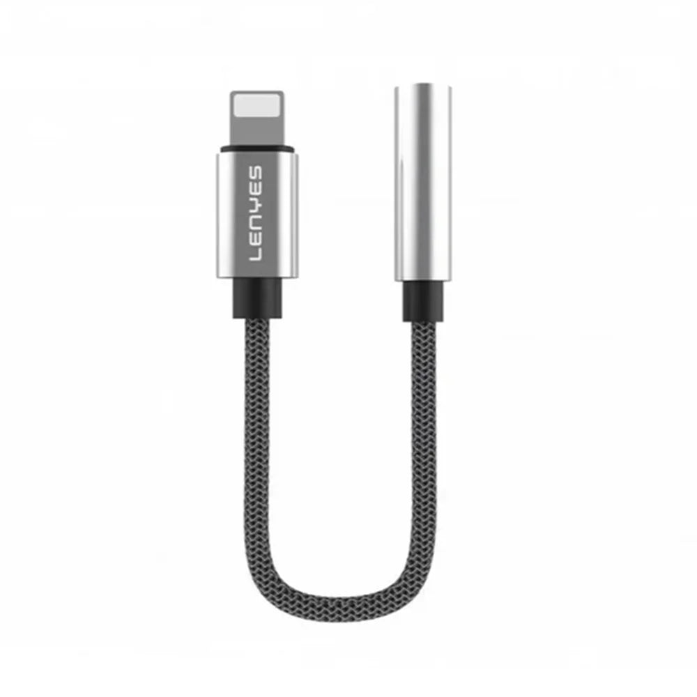Lenyes Lightning to 3.5mm 3-in-1 Audio Adapter AX105