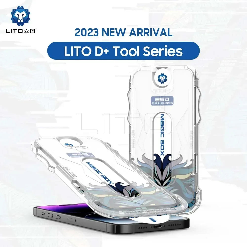 LITO Magic Box D+ Tools Full Glass Screen Protector iPhone 13 Pro Max - Three