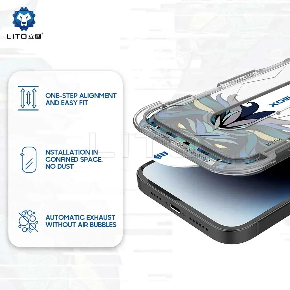 LITO Magic Box D+ Tools Full Glass Screen Protector iPhone 13 Pro Max - Three