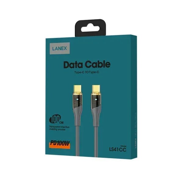 Lanex Data Cable Cable Type C To Type C LS41CC - Three