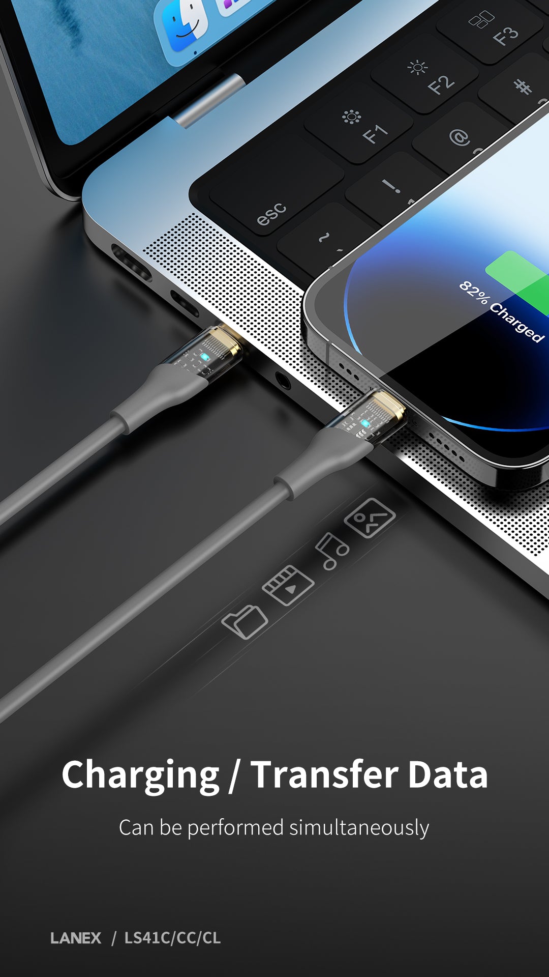 Lanex Data Cable Cable Type C To Type C LS41CC
