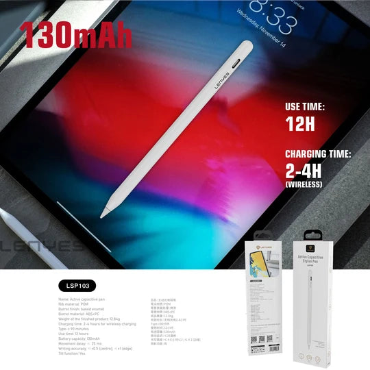 Lenyes Magnetic Charging Bluetooth Tilt Stylus Pen LSP103