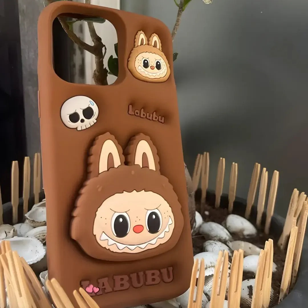Labubu Silicone Case iPhone 13/14/15