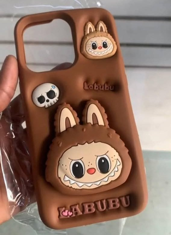 Labubu Silicone Case iPhone 13/14/15