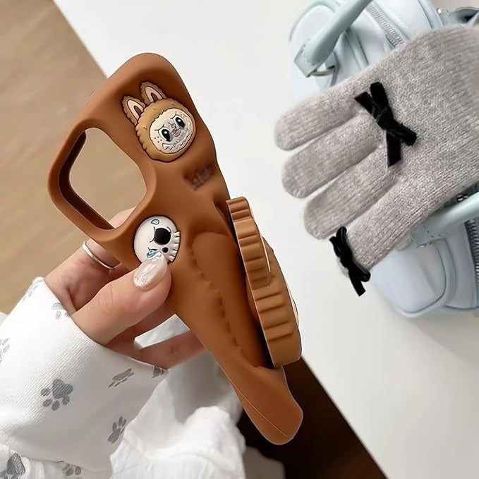 Labubu Silicone Case iPhone 13/14/15