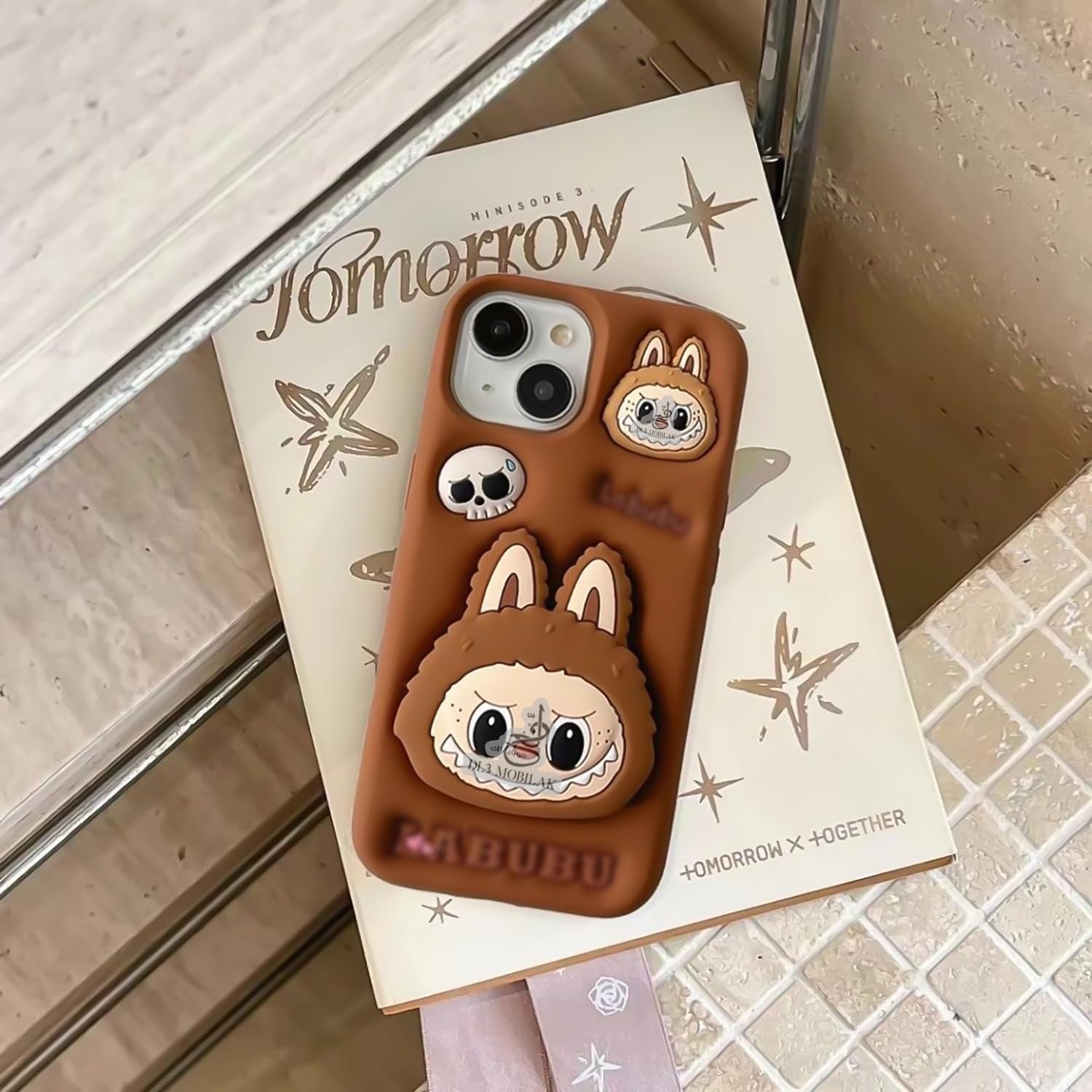Labubu Silicone Case iPhone 13/14/15
