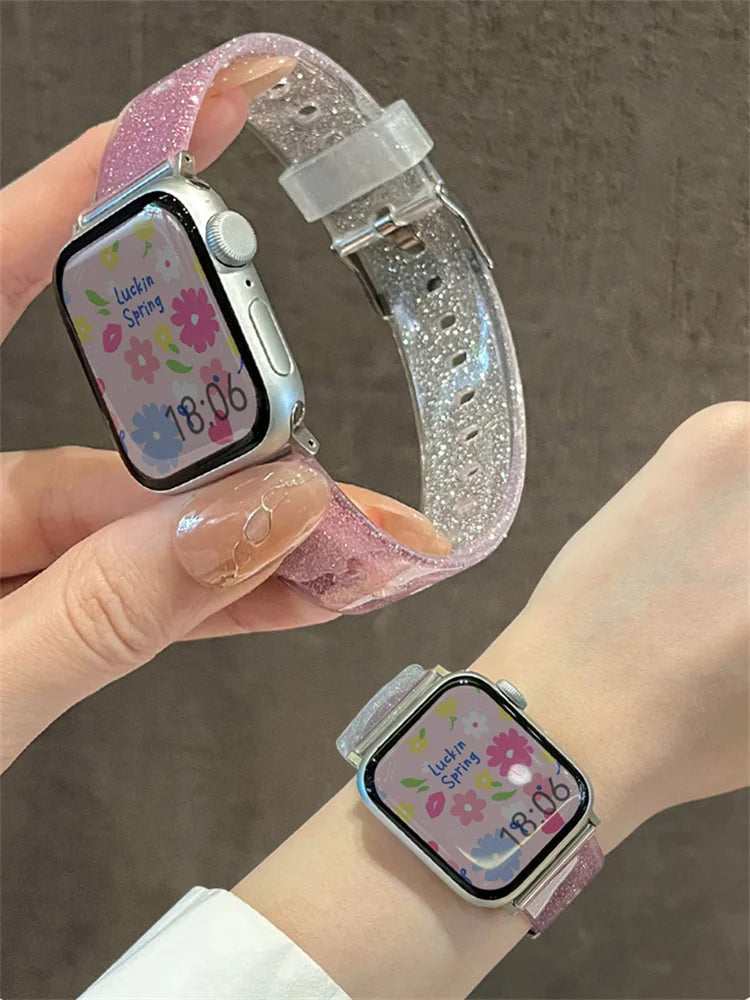 Laika Glitter Band For Apple Watch