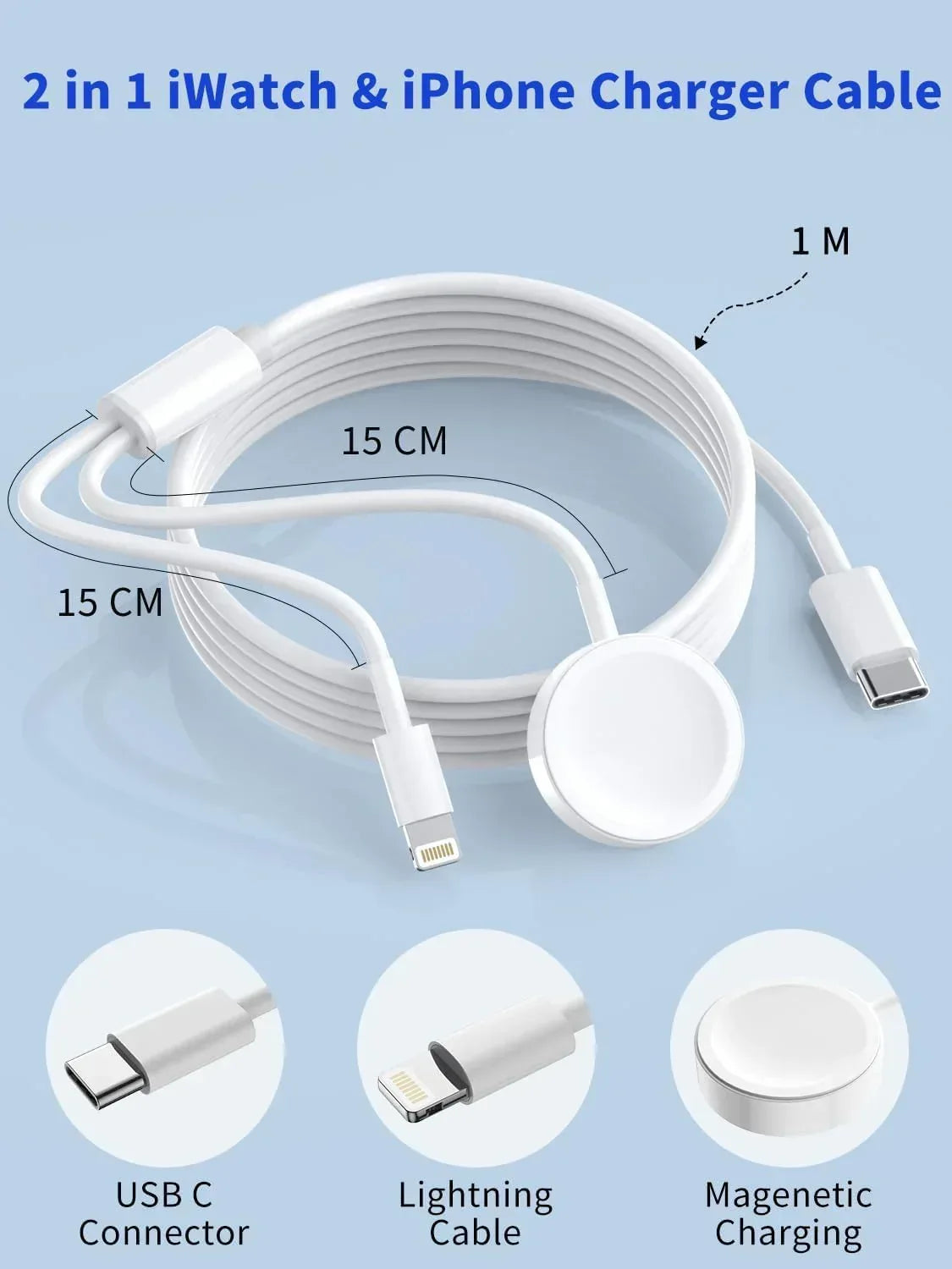 Lanex 2 in 1 i Watch wireless Charging Lw13 - Three