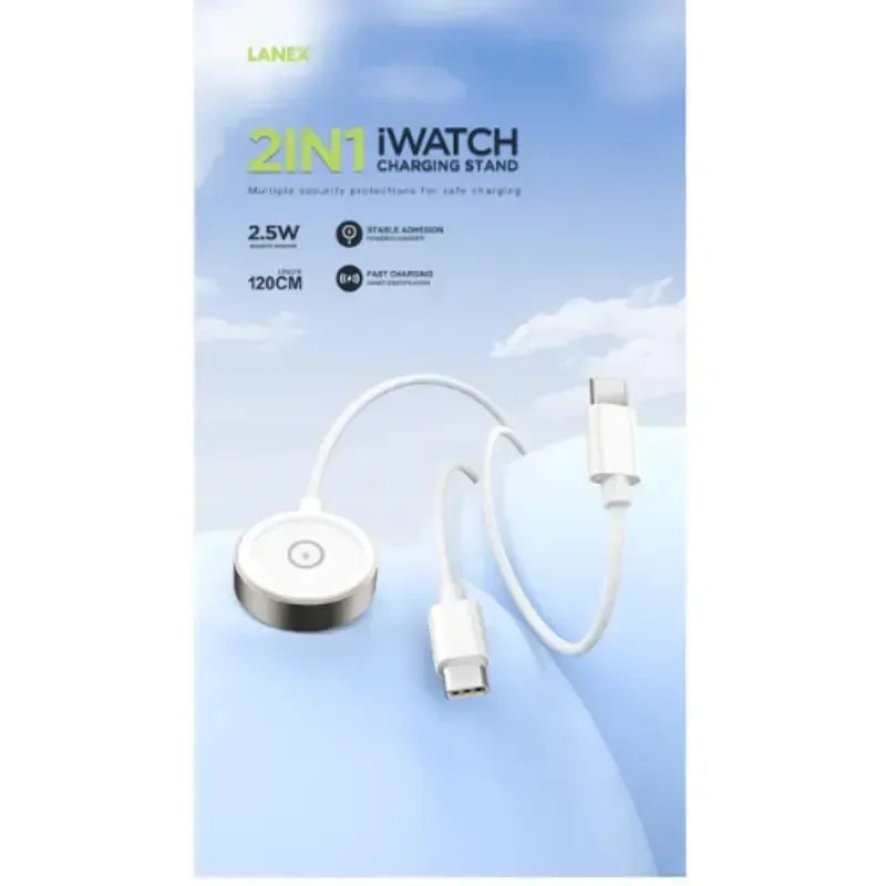 Lanex 2 in 1 i Watch wireless Charging Lw13 - Three