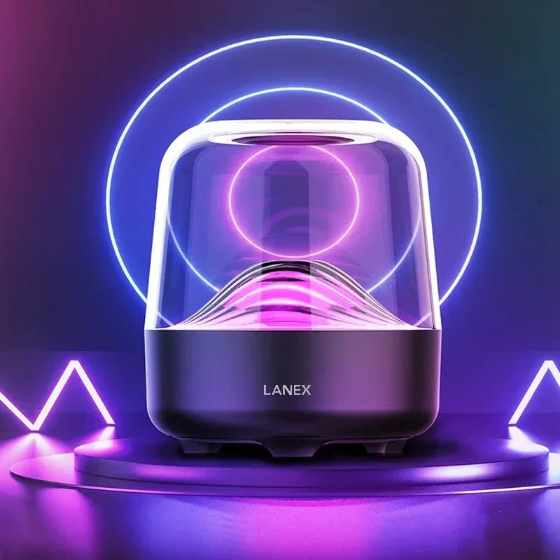 Lanex Aurora BT V5.0 Wireless Speaker With LED LY06 - Three