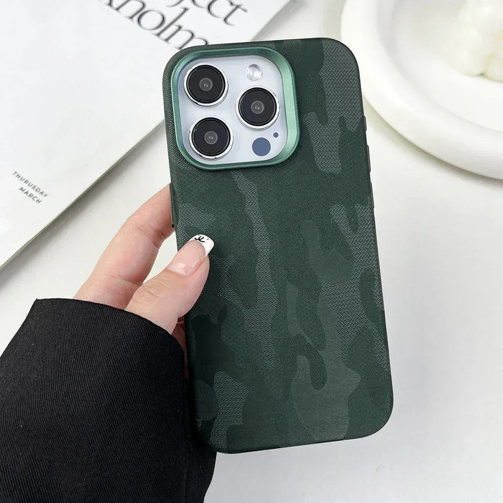 Lanex Camo Magsafe Case iPhone 15 Pro Max - Three