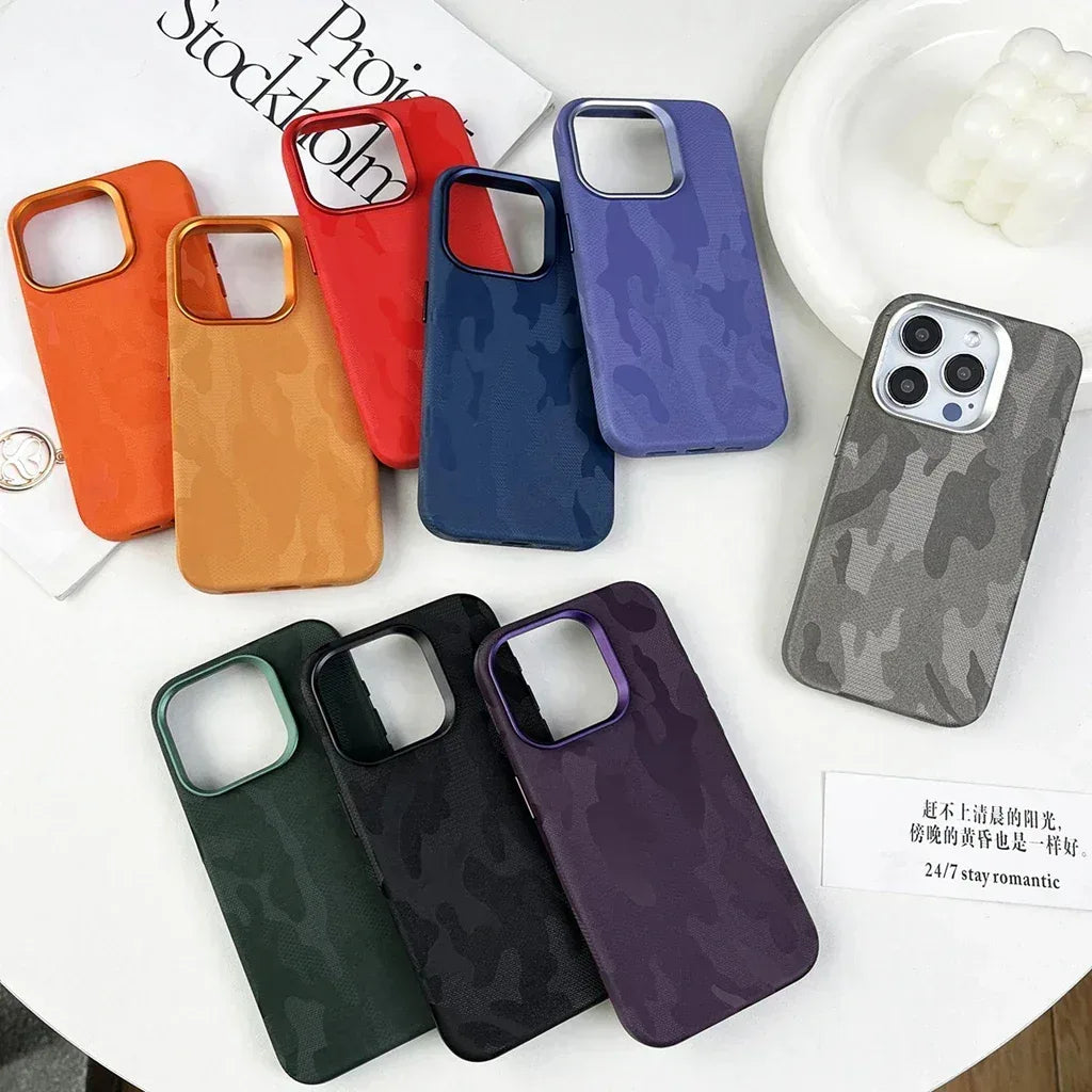 Lanex Camo Magsafe Case iPhone 15 Pro Max - Three