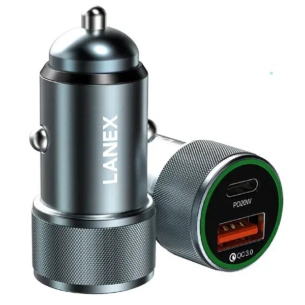 Lanex Fast Car Charger Pd 20W LQ02 - Three