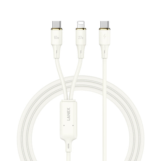 Lanex PD65W Type-C To Type-C & Type-C To Lightning Cable LS46T