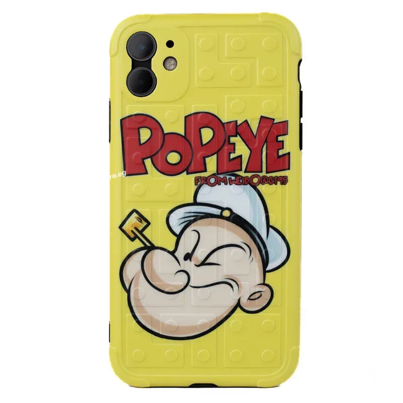 Lanex Popeye Silicone Case iPhone 11 - Three