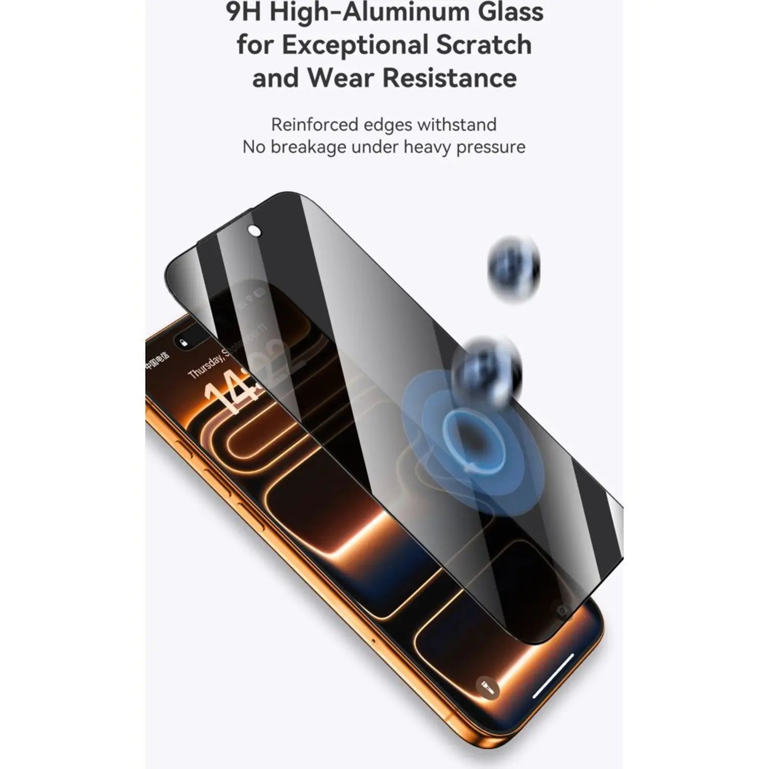 Lanex Privacy Glass Screen Protector iPhone 17 Pro Max