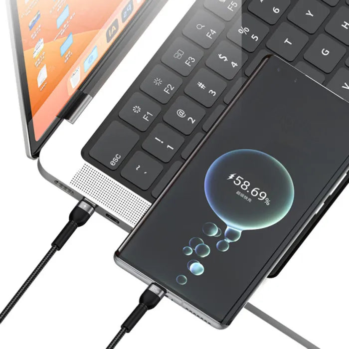 يتوافق الشاحن Recci مع مجموعة واسعة من الأجهزة التي تدعم منافذ Type-C وLightning، مما يجعله متعدد الاستخدامات