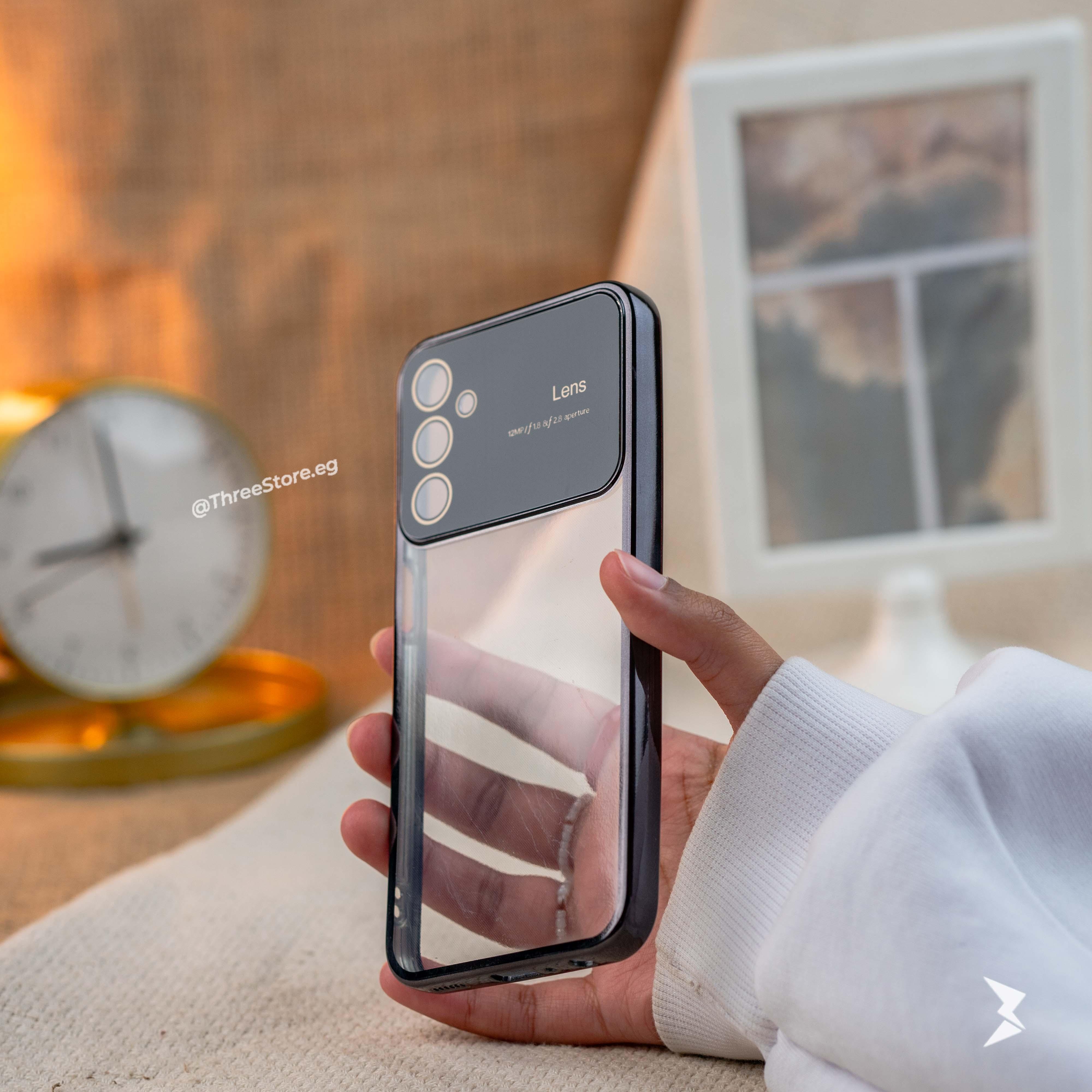 Large Window Transparent Case Samsung A24 - Three