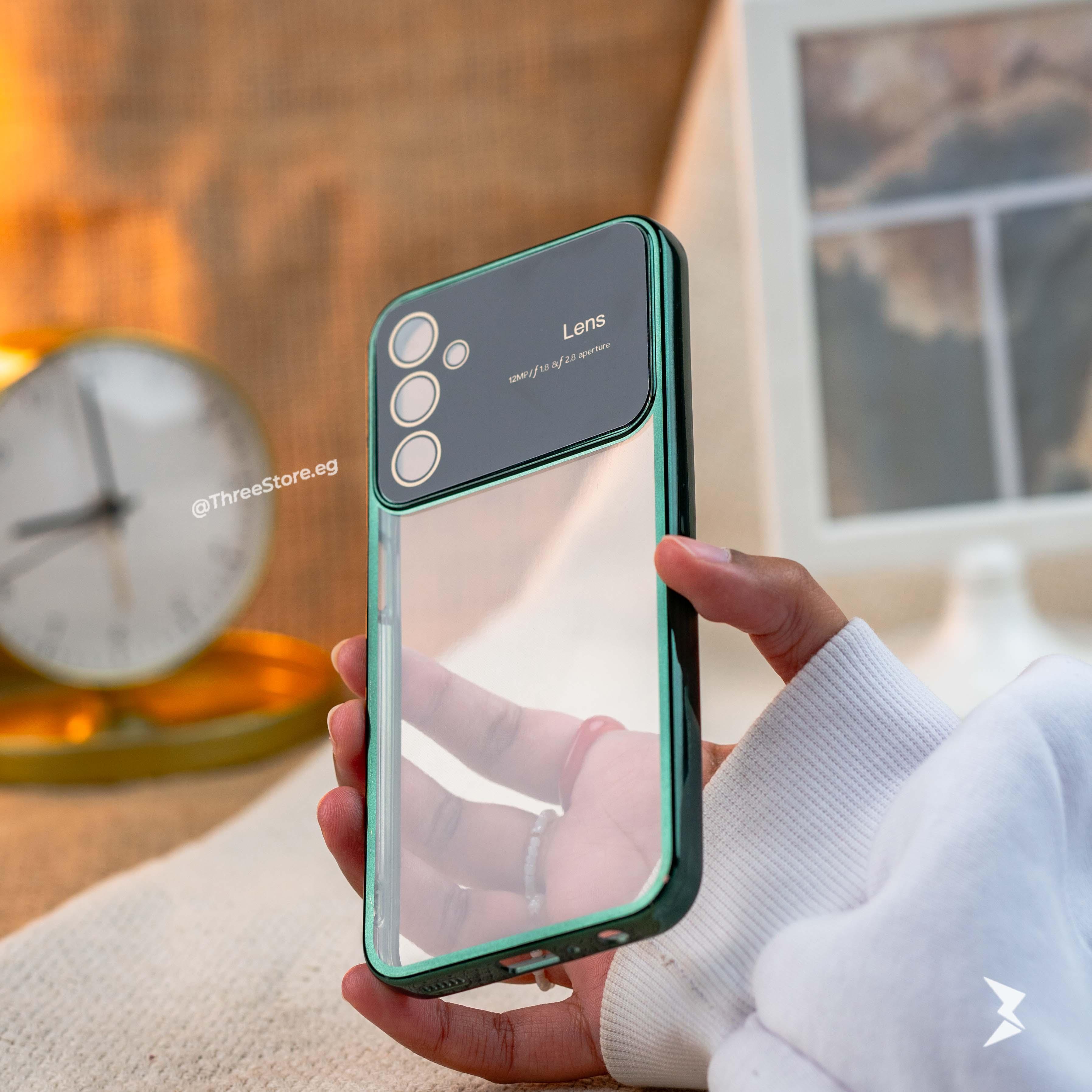 Large Window Transparent Case Samsung A24 - Three