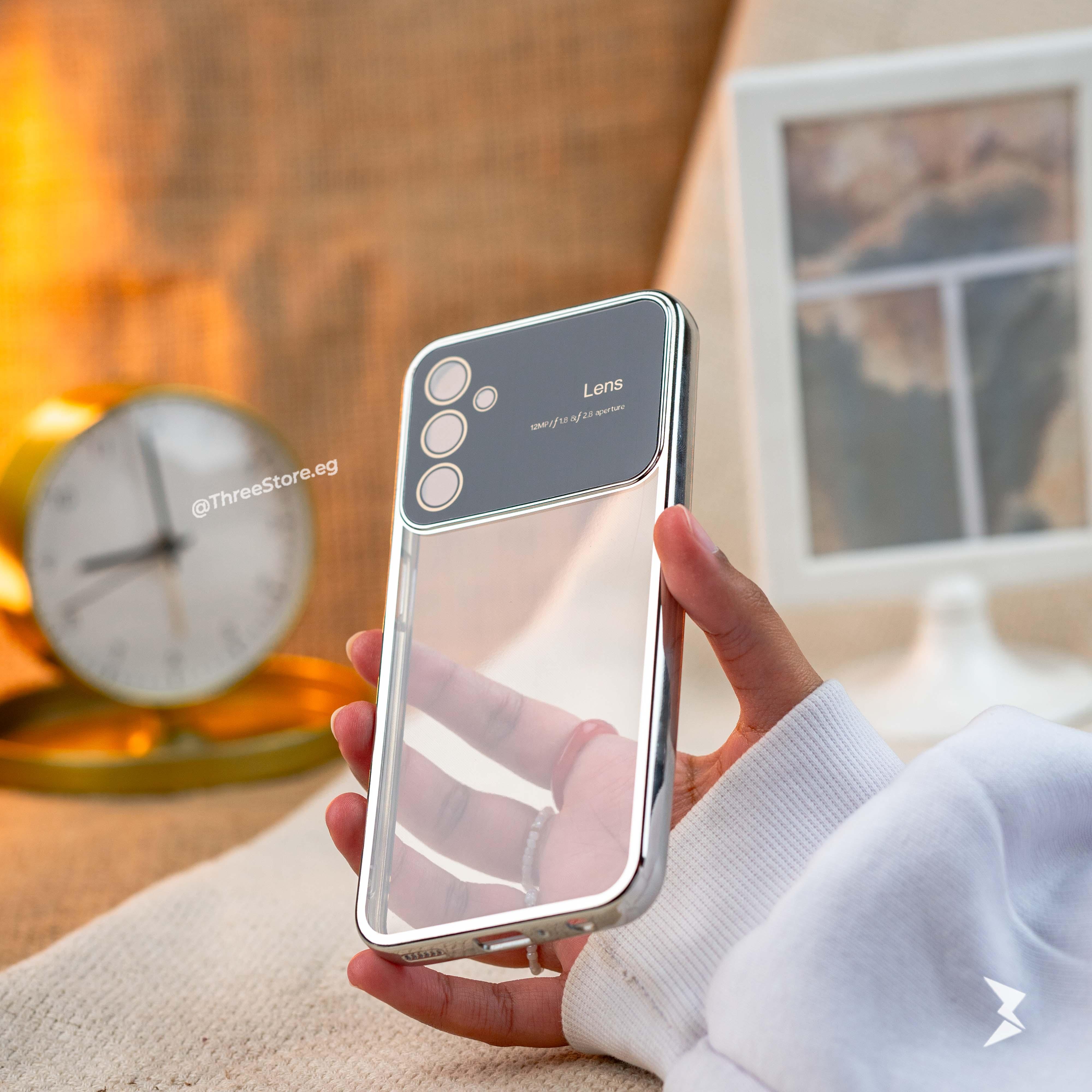 Large Window Transparent Case Samsung A24 - Three