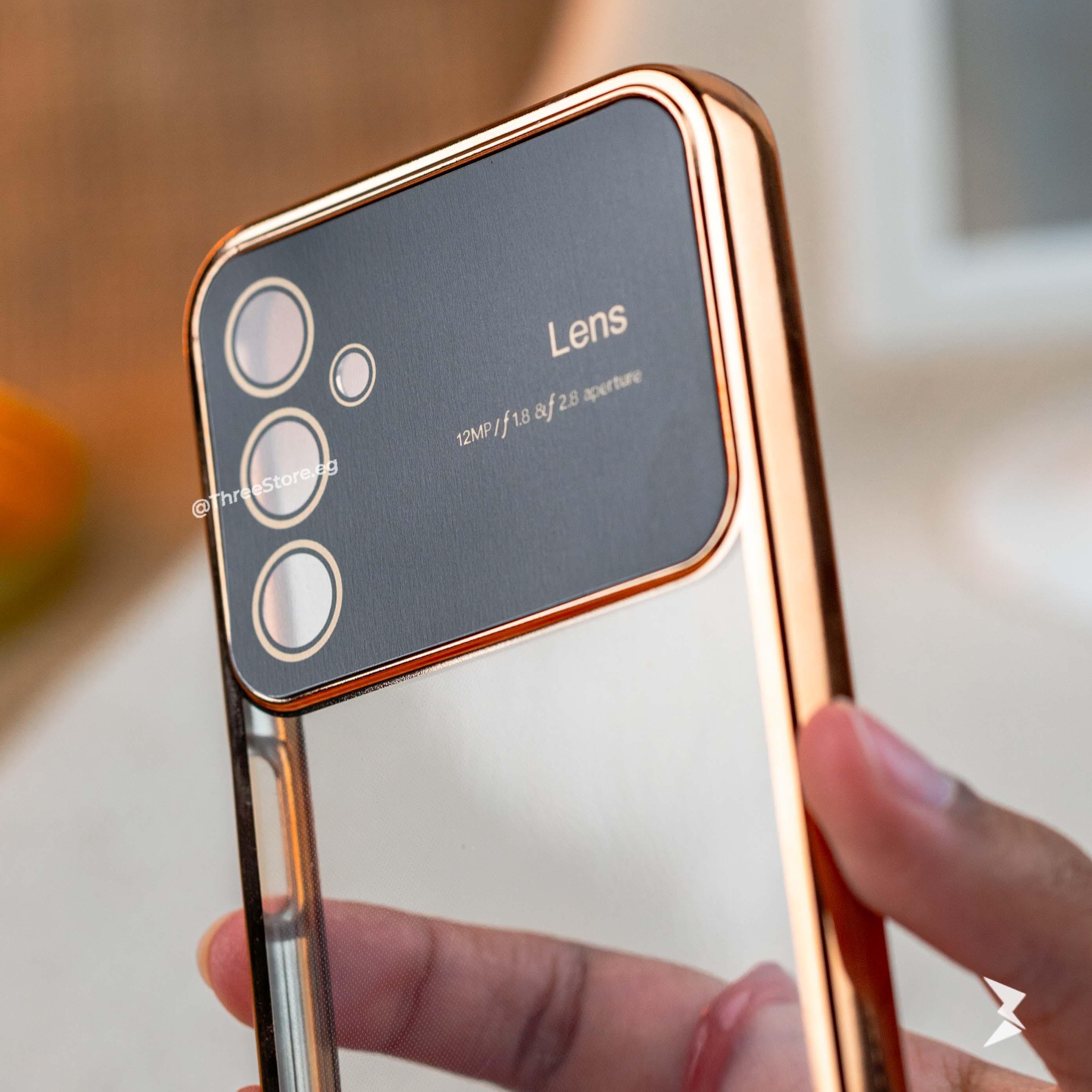 Large Window Transparent Case Samsung A24 - Three
