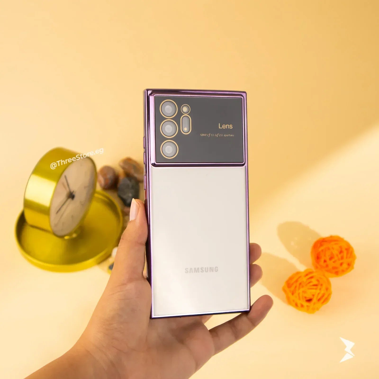 Large Window Transparent Case Samsung Note 20 Ultra - Three